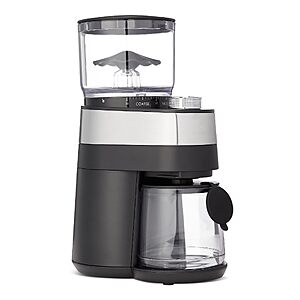 $28.06: Amazon Basics Burr Coffee Grinder, 30 Grind Settings, Anti-Static, 6.5oz Hopper, Black at Amazon