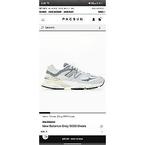 New Balance 9060 Gray/Black and other varients are for $80 on Pacsun