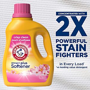 [S&S]ARM & HAMMER Plus Softener Detergent, Orchard Bloom, 100.5 Fl Oz, 77 loads $7.6