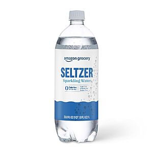 33.8-Oz Amazon Grocery Seltzer Sparkling Water $0.67 w/ S&S + Free Shipping w/ Prime or on $35+