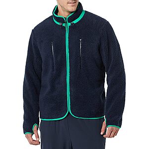 Amazon Essentials Men's Teddy Fleece Full-Zip Mock Neck Jacket (Dark Navy, Large) $6.99 + Free Shipping w/ Prime or on $35+