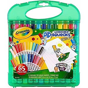 $8.92* | 65-Count Crayola Pip-Squeaks Washable Marker Set at Amazon