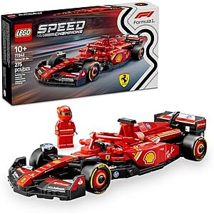$15.39* | 275-Pc LEGO Speed Champions Ferrari SF-24 F1 Race Car Building Set (77242) at Amazon