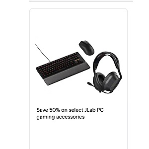 Save 50% on select JLab PC Gaming Accessories Bestbuy.com