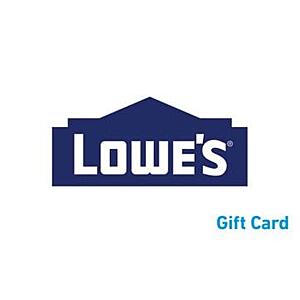$180, $200 Lowe's eGift Card, Kroger Gift Card portal