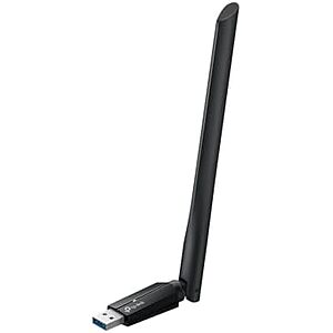 $69.99 | TP-Link BE6500 Tri-Band USB 3.0 Wi-Fi 7 Adapter for Desktop PC, WiFi Dongle + 25% Back w/ Prime Visa Card at Amazon