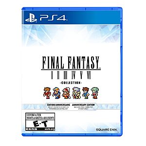 Final Fantasy I-Vi Collection Anniversary Edition (PlayStation 4) - $39.98 @ Walmart