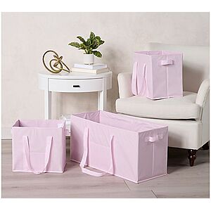 3-Pack DuraSack Polypropylene Collapsible Nesting Storage Totes (Lilac, Neutral Palm) $16.99 + Free Shipping