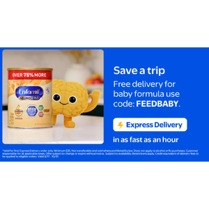 Walmart Order w/Baby Formula: Free Express Delivery & Potential Further Discount - $35+