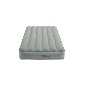 Intex 10" Twin Standard Dura-Beam Airbed Mattress with Built in Pump $14.97