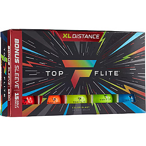 15-Pack Top Flite XL Golf Balls (Various) $9.98 + Free Shipping on $49