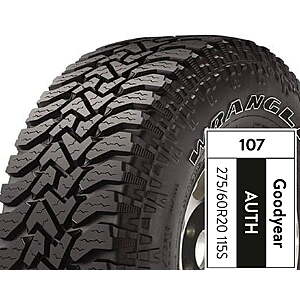 $186 Walmart Goodyear Wrangler Authority A/T 275/60R20 115S All-Terrain Tire