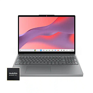 Lenovo Chromebook M 15.3" 1920x1200 IPS 60Hz Laptop w/ MediaTek Kompanio 540, 4GB RAM & 64GB eMMC (Luna Grey) $199.00 + Free Shipping