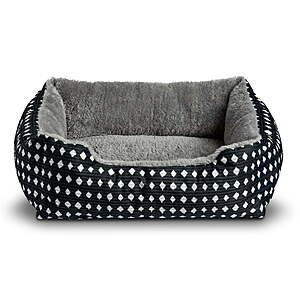 19" x 15" Vibrant Life Small Cuddler Pet Bed(Black/Tan) $7.97 + Free S&H w/ Walmart+ or $35+