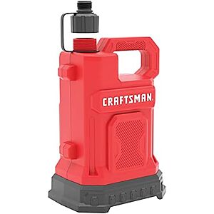 $46.70* | CRAFTSMAN 1/3 HP Thermoplastic Submersible Water Pump at Amazon