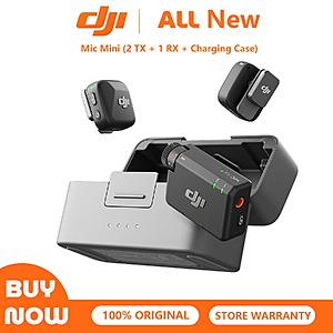 DJI Mic Mini (2 TX + 1 RX + Charging Case) Wireless Microphone $71 + Free S/H