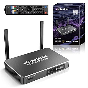 vSeeBox ELITE ULTRA 128GB Android 12 TV Box + Remote & Accessories $316 + Free Shipping