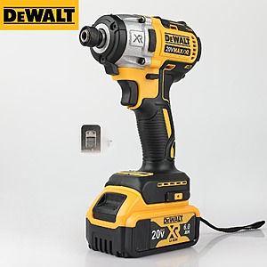 DEWALT 20V MAX XR Impact Driver Kit, Brushless, 3-Speed, 1/4-Inch w/ 6Ah Li-Ion Batt & Charger (DCD887) $65 + Free S/H $63