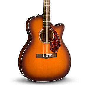 Fender CC-60SCE Concert Limited-Edition Acoustic-Electric Guitar - Aged Cognac Burst $262.49