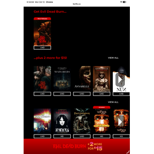 Fanflix Get Evil Dead Burn plus 2 more for $15 Use code SPOOKY10;for extra 10% Off