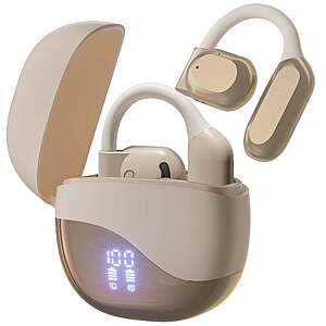 VEATOOL Wireless Earbuds Open Ear Headphone Sport, Bluetooth 5.4 Earbud, 50Hrs Earphone with Earhook, Noise Cancelling Mic,Light Weight $20.09