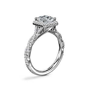Diamond-Capitals 2.50 Carat (F-G/VS1) Natural Beautiful Princess Cut Diamond Solitaire Wedding Ring for Women Solid 950 Platinum. Multiple sizes $1490