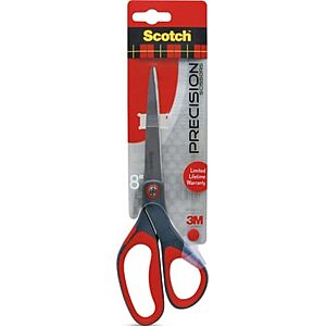 $4.38* | Scotch 8" Precision Scissors Great for Everyday Use at Amazon