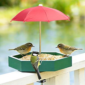 Amazon – MIXXIDEA Railing Bird Feeder Tray - $12.99 w/ Code