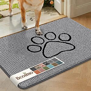 30" x 20" Bcoimo Super Absorbent Indoor Dog Door Mat w// Non-Slip TPR Backing (Various) from $9.47 + Free Shipping w/ Prime or on $35+