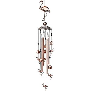 35" Copper Wind Chimes (Flamingo) $5.99 + Free Shipping w/ Prime or on $35+