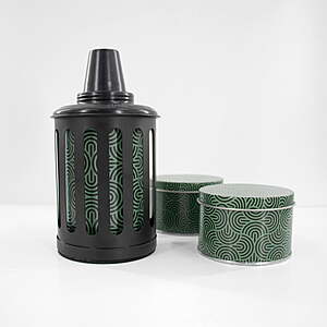 Mainstays Tabletop Torch & Citronella Candle Set | Outdoor Citronella | 3 Pieces | Up to 15 Hours Burn Time | Mosquito $6.5