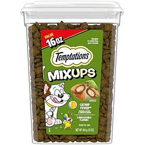 [SnS] $6.17* | 16oz. Temptations MixUps Crunchy and Soft Cat Treats (Catnip Fever) at Amazon
