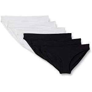 [SnS] $3 | 6-Pack Amazon Essentials Women's Peached Microfiber Bikini Panty (X-Large) at Amazon