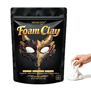 MEARCOOH 3.5oz Modeling Air Dry Foam Clay $2.67