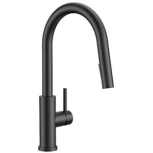 FORIOUS Black Kitchen Faucet with Pull Down Sprayer, Classic Single Handle $19.49