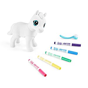 Crayola Scribble Scrubbie Pets Jumbo 6" Evie the Horse w/ 5 Markers & Brush $9.92 + Free Shipping w/ Prime or on $35+