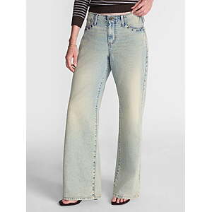 No Boundaries Women's No Waist Baggy Jeans, XXS-XXL (3 colors) - from $8.45