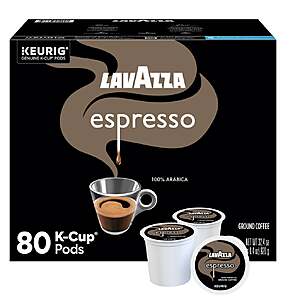 $36 in club $39 Online COSTCO Lavazza Espresso Coffee Medium Roast K-Cup Pod, 80-count