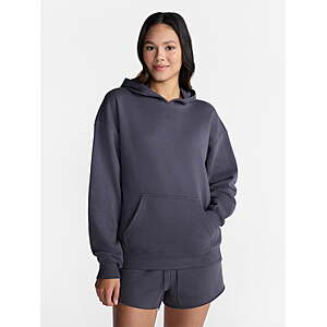 No Boundaries Women's Pullover Graphic Fleece Hoodie (Grey Granite, Blue Summer) from $6.84 + Free S&H w/ Walmart+ or on $35+