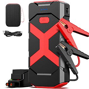 BOOKOO 4000A 12V Car Battery Jump Starter 20000mAh for Car Boat Lawnmower $22.79