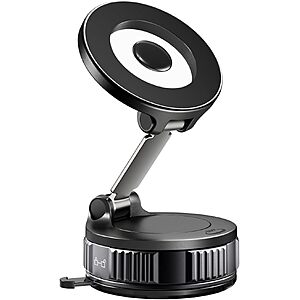 SUPERONE 360° Magnetic Vacuum Suction Car Phone Mount $5.99 + Free Shipping w/ Prime or on $35+
