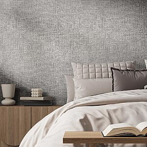 WADILE Grasscloth Peel and Stick Wallpaper 15.7in x 78.7in, Textured Contact Paper for Cabinets, Faux Linen Wall Paper Pull and Stick - $5.03