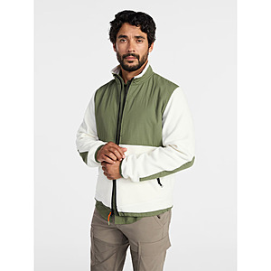 Ozark Trail Men's and Big Men's Mix Media Fleece Jacket, Sizes S-3XL (Select Colors/Sizes) from $10.71