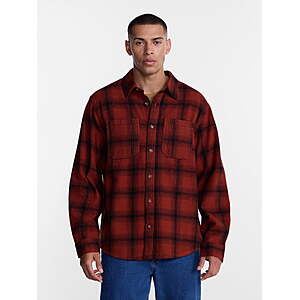 $9.89 Walmart in M, L, XL and 3XL Brahma Men's Work Flannel Shirt with Long Sleeves, + more