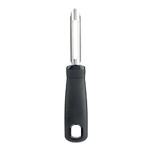 Mainstays 6in Stainless Steel Fruit and Vegetable Peeler, Black $0.97