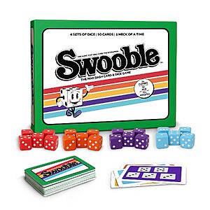Dizzy Hill Games Swooble Card & Dice Game $8.85 + Free Shipping w/ Prime or on $35+