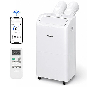 Hisense 8,000 BTU Dual-Hose Smart Portable Air Conditioner w/ Inverter $199.99 + Free Shipping