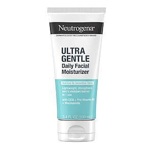$9.12: $5 Walmart Cash + Neutrogena Ultra Gentle Face Moisturizer, 3.4 fl oz