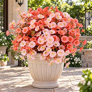 12-Bundle LetuoClips Artificial Fall Morning Glory Flower Stems w/ Eucalyptus Leaves (3 Colors) $6.99 + Free Shipping w/ Prime or on $35+