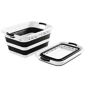 Pop N' Load Collapsible Laundry Basket 2-pack, Black and White  $23.99 free shipping Costco.com